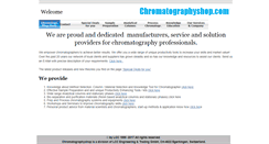 Desktop Screenshot of chromatographyshop.com